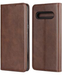 LG V60 ThinQ Portemonnee Stand Hoesje Coffee