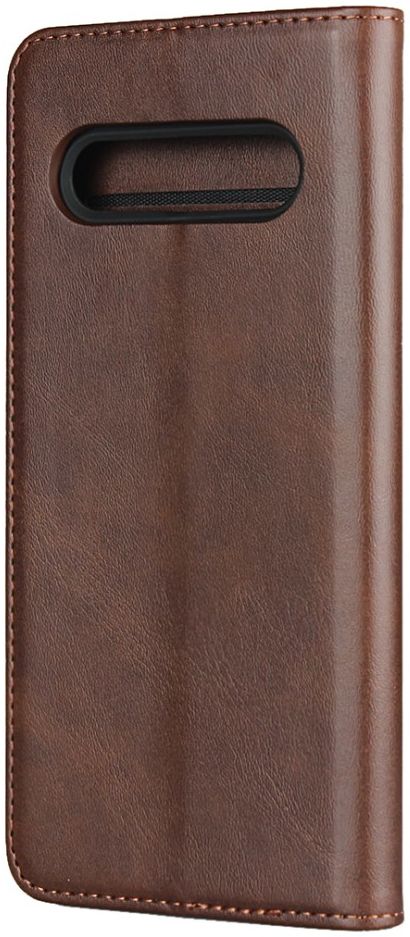LG V60 ThinQ Portemonnee Stand Hoesje Coffee afbeelding 3