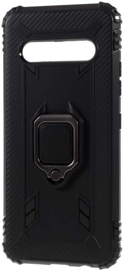 LG V60 ThinQ Kickstand Back Cover Zwart afbeelding 10