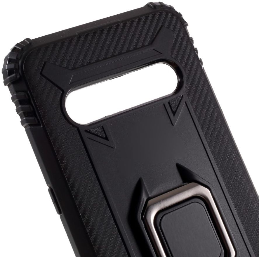 LG V60 ThinQ Kickstand Back Cover Zwart afbeelding 12