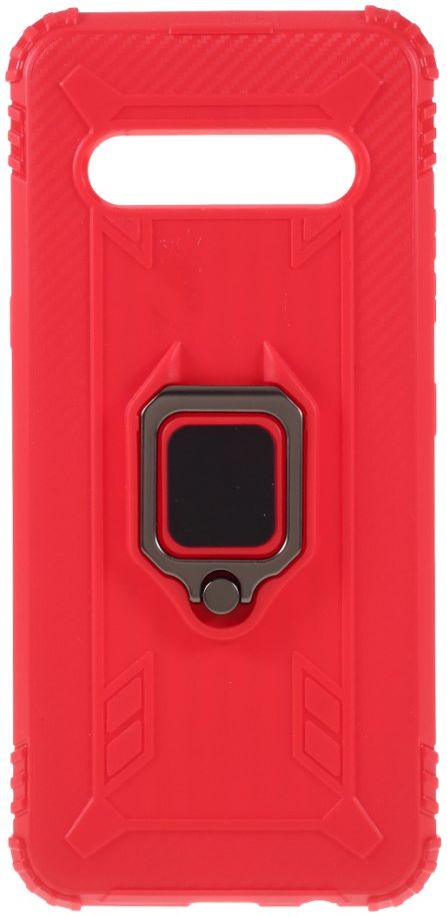 LG V60 ThinQ Kickstand Back Cover Rood afbeelding 1