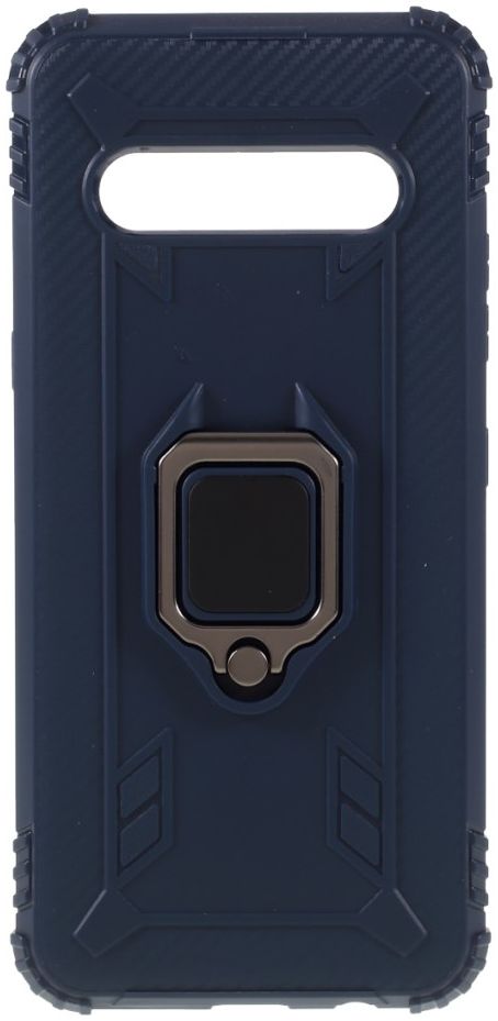 LG V60 ThinQ Kickstand Back Cover Blauw afbeelding 1