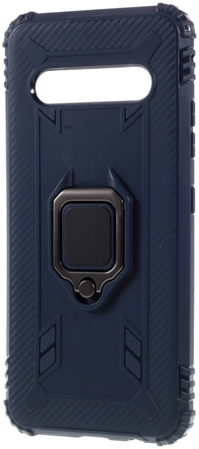 LG V60 ThinQ Kickstand Back Cover Blauw afbeelding 2