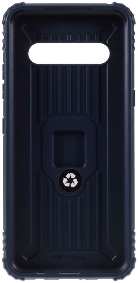 LG V60 ThinQ Kickstand Back Cover Blauw afbeelding 3