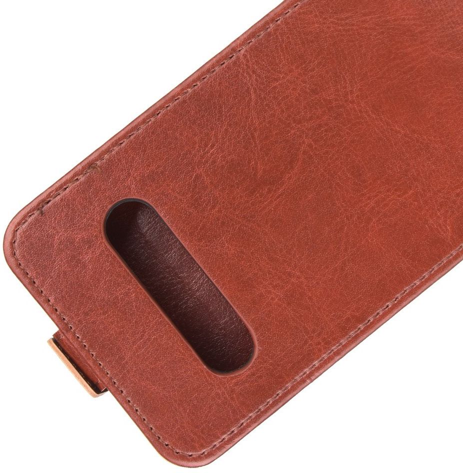 LG V60 ThinQ Verticale Flipcase Bruin afbeelding 7