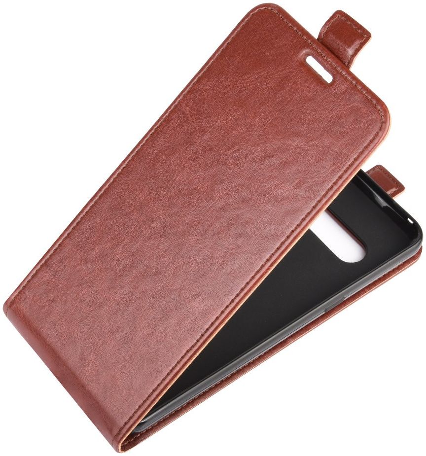 LG V60 ThinQ Verticale Flipcase Bruin afbeelding 8