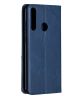 Huawei Y6p Geometrisch Portemonnee Hoesje Blauw