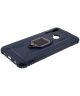 Huawei Y6p Kickstand Back Cover Blauw