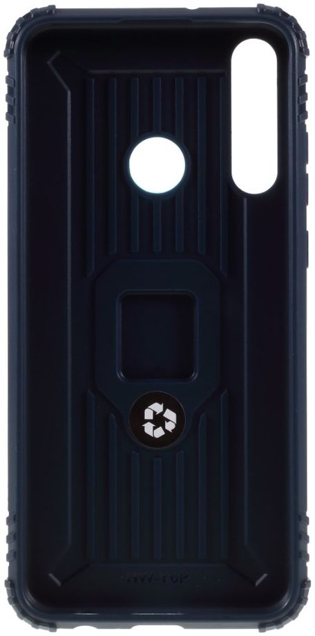 Huawei Y6p Kickstand Back Cover Blauw afbeelding 3