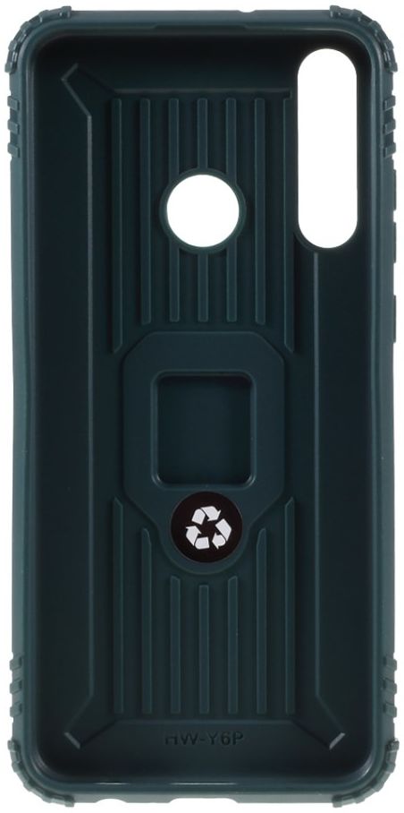 Huawei Y6p Kickstand Back Cover Groen afbeelding 3