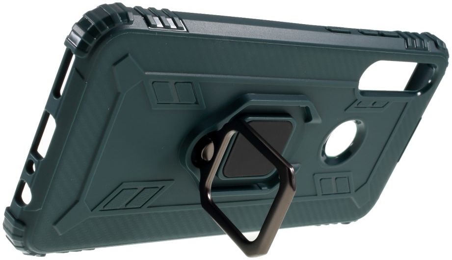 Huawei Y6p Kickstand Back Cover Groen afbeelding 5