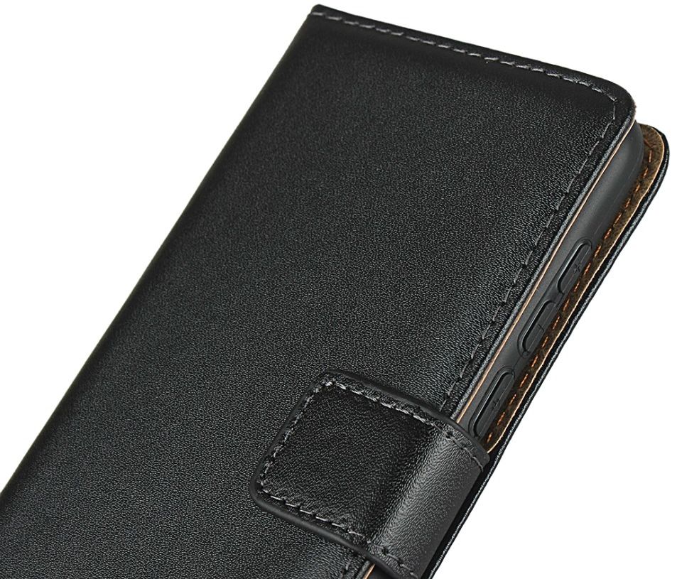 Huawei Y5P Leren Portemonnee Hoesje Zwart afbeelding 11
