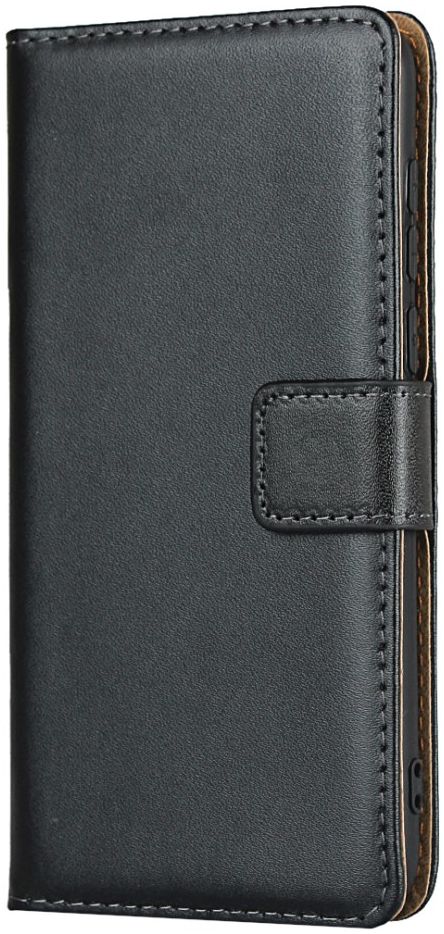 Huawei Y5P Leren Portemonnee Hoesje Zwart afbeelding 6