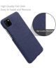 Huawei Y5p Stof Hard Back Cover Blauw