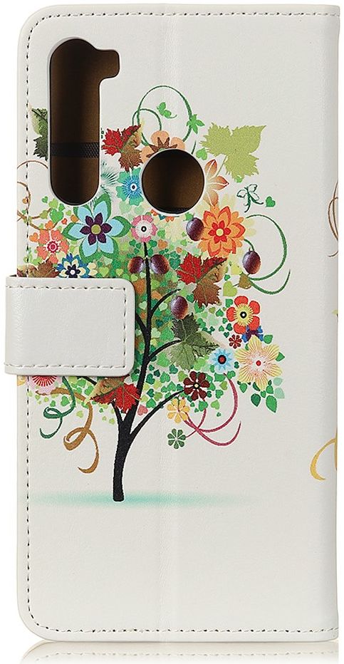 Motorola Moto G Pro Portemonnee Hoesje Kleurrijke Boom Print afbeelding 2