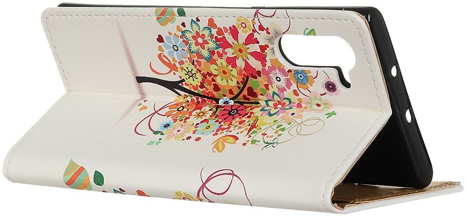 Motorola Edge Portemonnee Hoesje Kleurrijke Boom Print afbeelding 3