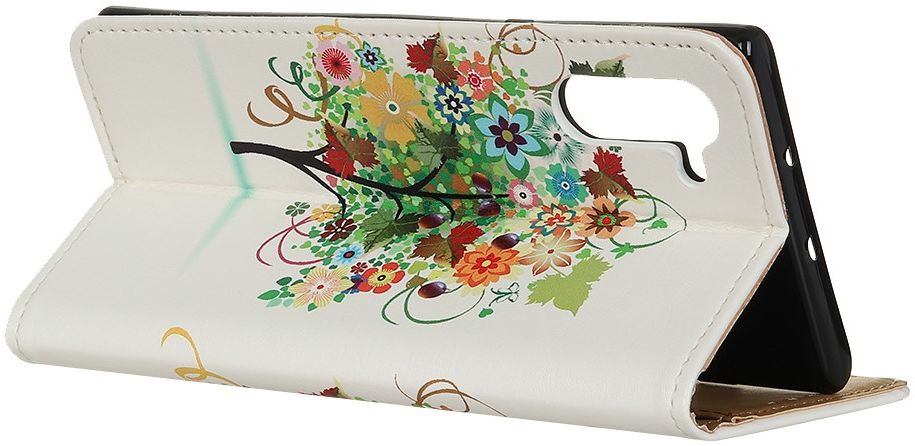 Motorola Edge Portemonnee Hoesje Vrolijke Boom Print afbeelding 3