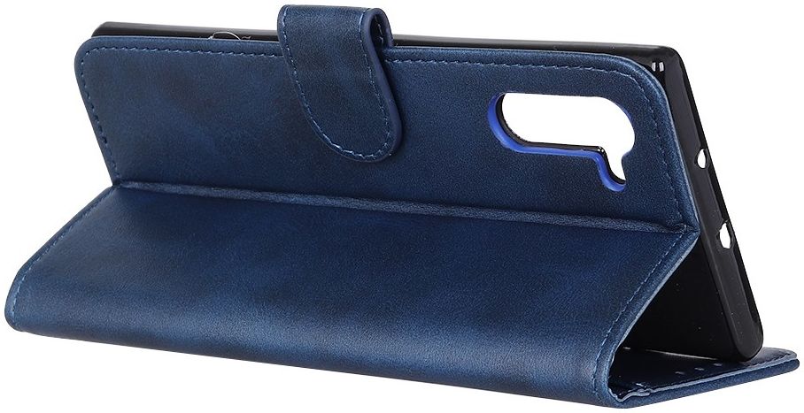 Motorola Edge Mat Portemonnee Hoesje Blauw afbeelding 7