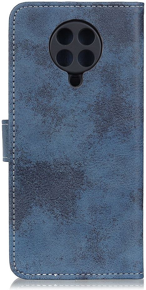 Xiaomi Poco F2 Pro Retro stijl Portemonnee Hoesje Blauw afbeelding 6