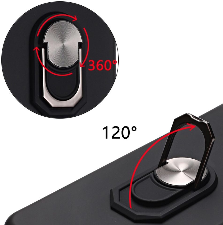 Xiaomi Poco F2 Pro Siliconen Kickstand Cover Blauw afbeelding 2
