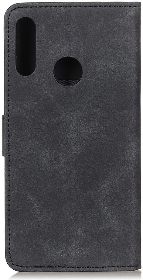 KHAZNEH  Alcatel 1SE (2020) Hoesje Retro Wallet Book Case Zwart afbeelding 7