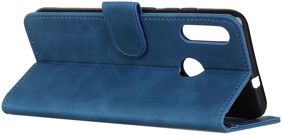 KHAZNEH Alcatel 1SE (2020) Hoesje Retro Wallet Book Case Blauw afbeelding 6