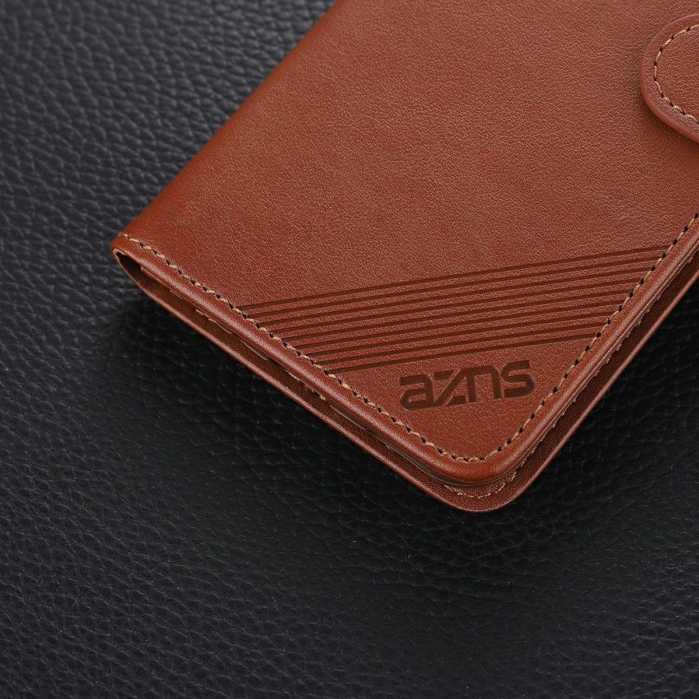 AZNS Oppo A52 / A72 Portemonnee Stand Hoesje Bruin afbeelding 10