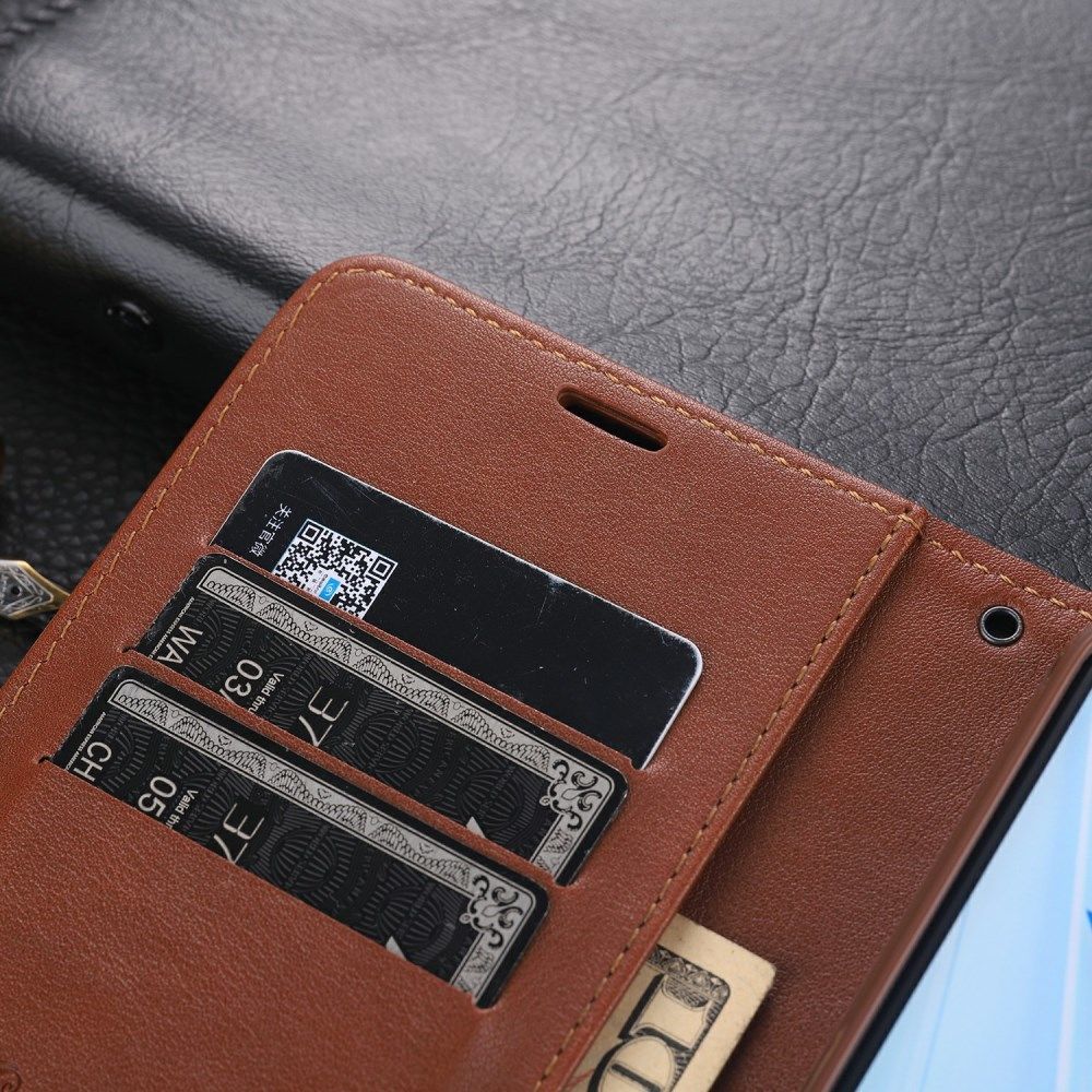 AZNS Oppo A52 / A72 Portemonnee Stand Hoesje Bruin afbeelding 13