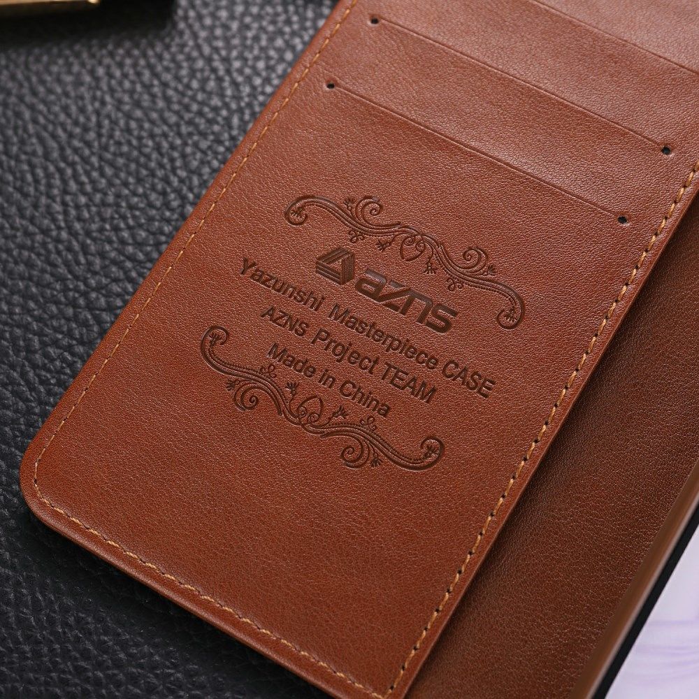 AZNS Oppo A52 / A72 Portemonnee Stand Hoesje Bruin afbeelding 14
