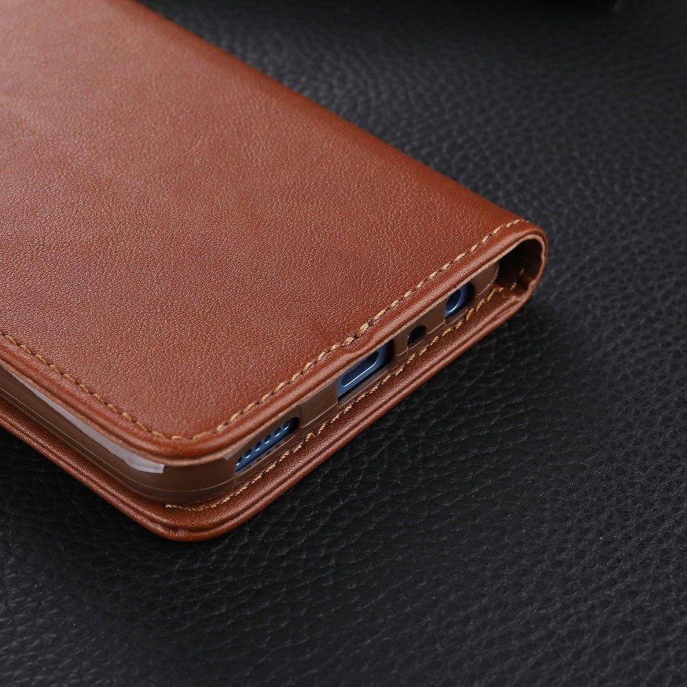 AZNS Oppo A52 / A72 Portemonnee Stand Hoesje Bruin afbeelding 2