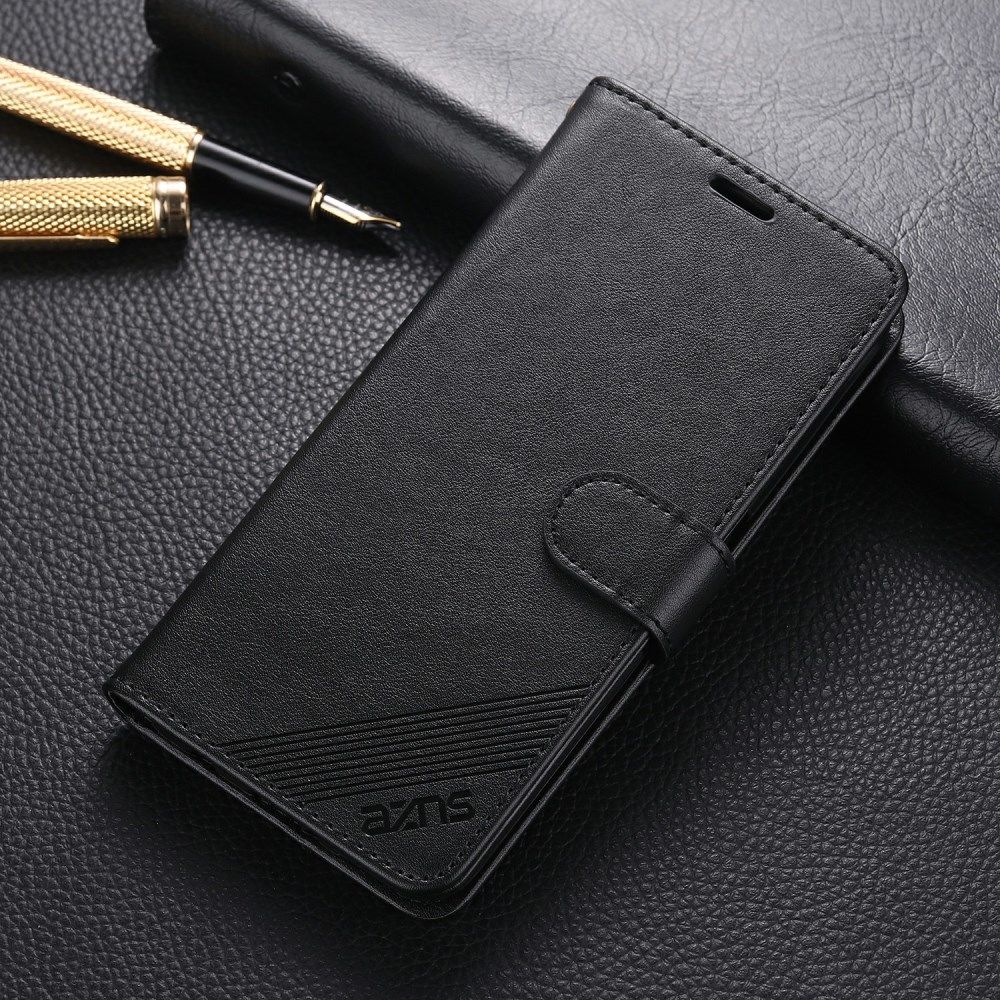 AZNS Oppo  A52 / A72 Portemonnee Stand Hoesje Zwart afbeelding 1