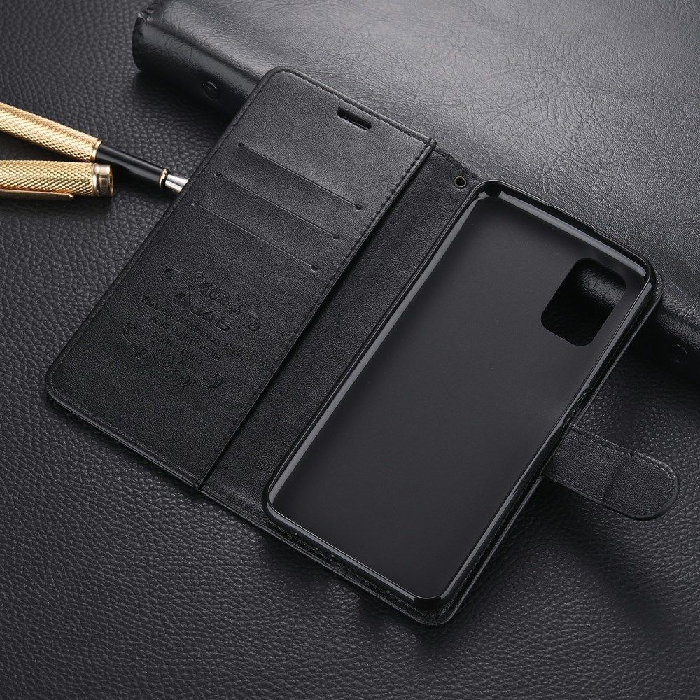 AZNS Oppo  A52 / A72 Portemonnee Stand Hoesje Zwart afbeelding 3