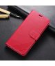 AZNS Oppo A52 / A72 Portemonnee Stand Hoesje Rood