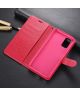 AZNS Oppo A52 / A72 Portemonnee Stand Hoesje Rood