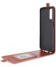 Oppo A52/A72 Vertical Wallet Flip Case Brown