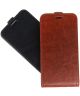 Oppo A52/A72 Vertical Wallet Flip Case Brown