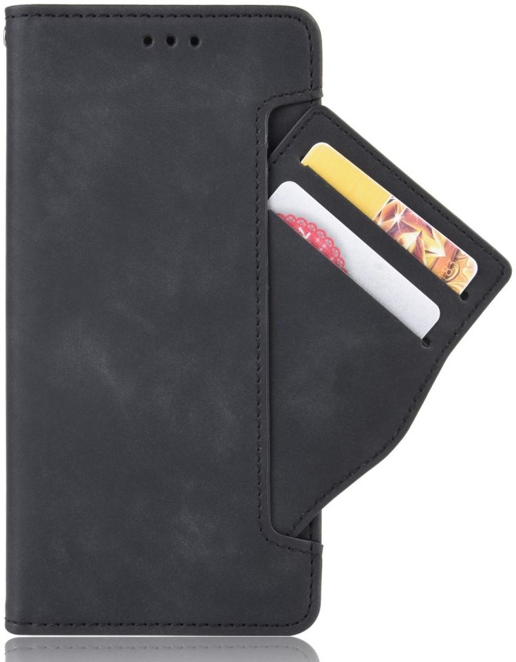 Oppo A12 Portemonnee Book Case Hoesje Met Kaarthouder Zwart afbeelding 7