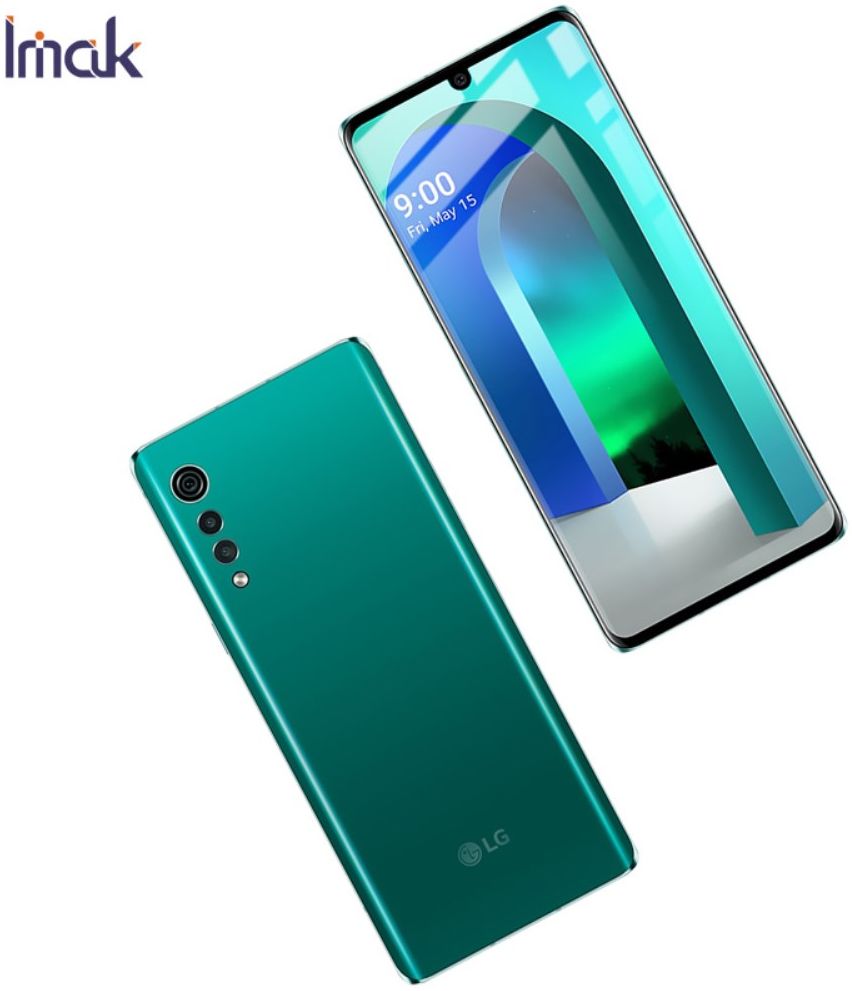 LG Velvet IMAK 3D Curved Full Cover Tempered Glass afbeelding 4