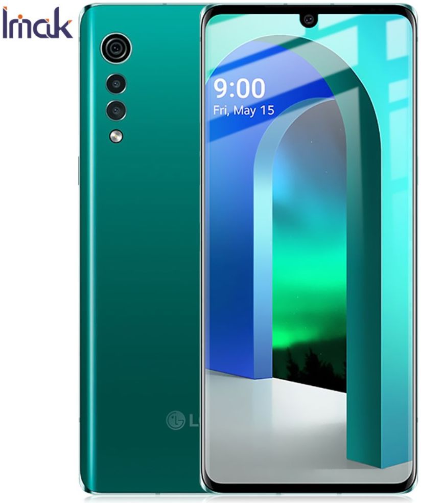 LG Velvet IMAK 3D Curved Full Cover Tempered Glass afbeelding 5