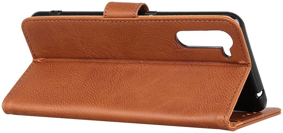 OnePlus Nord Hoesje Vintage Wallet Bruin afbeelding 7