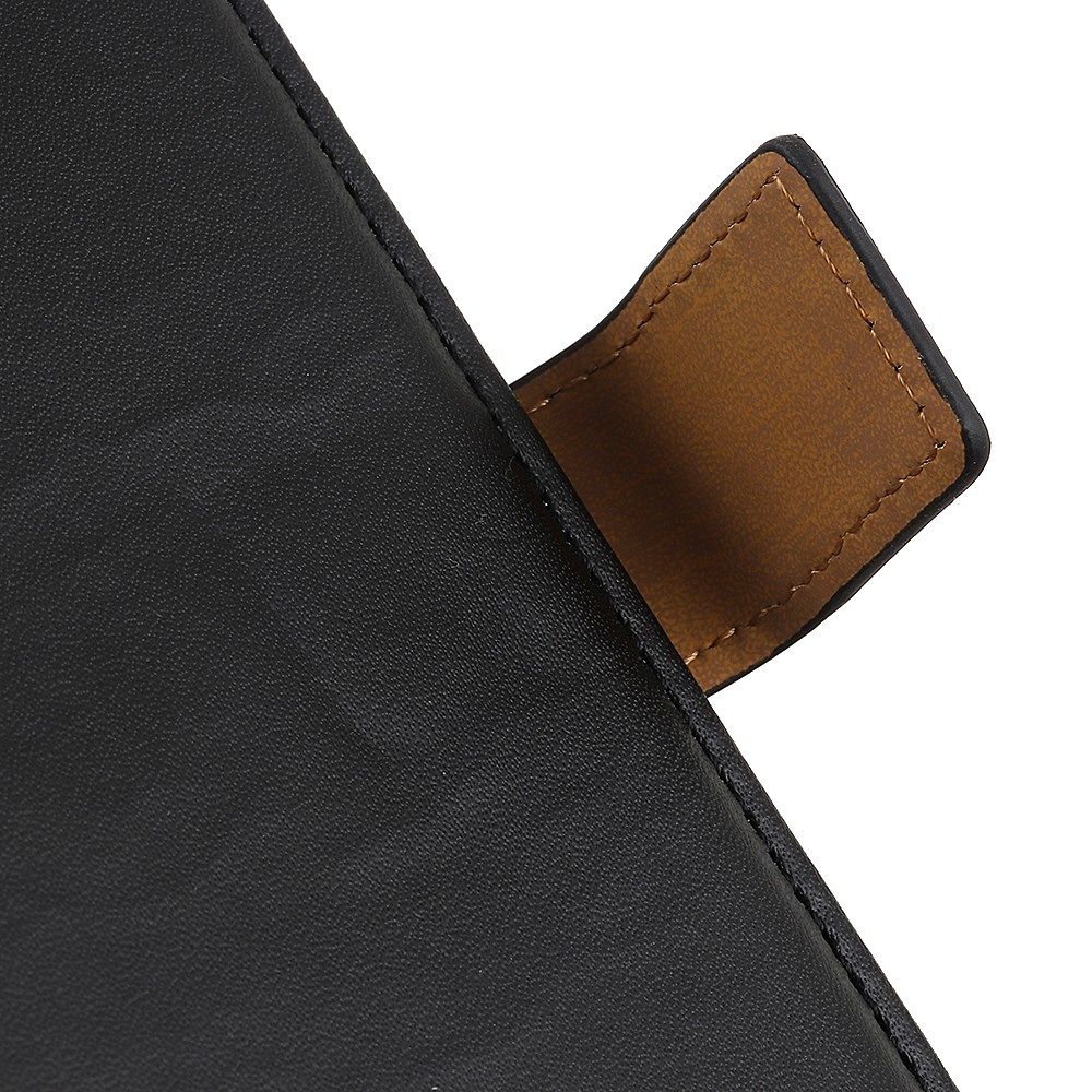 OnePlus Nord Book Case Hoesje Wallet Kunst Leer Zwart afbeelding 7