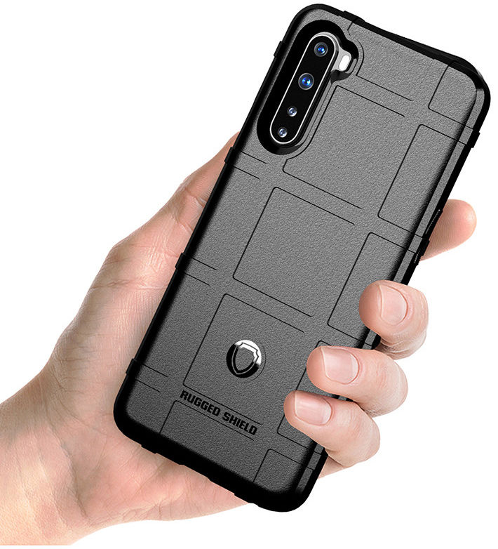 OnePlus Nord Hoesje Shock Proof Rugged Shield Zwart afbeelding 9
