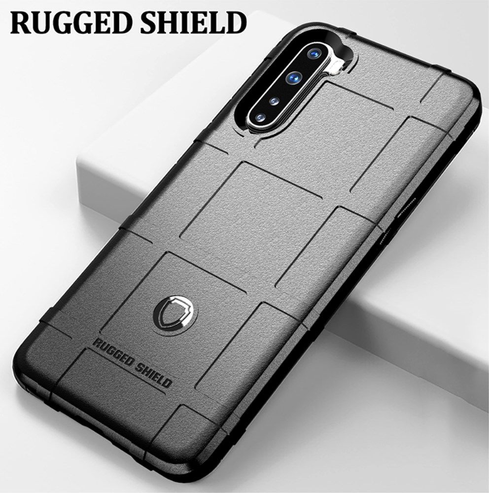 OnePlus Nord Hoesje Shock Proof Rugged Shield Zwart afbeelding 2