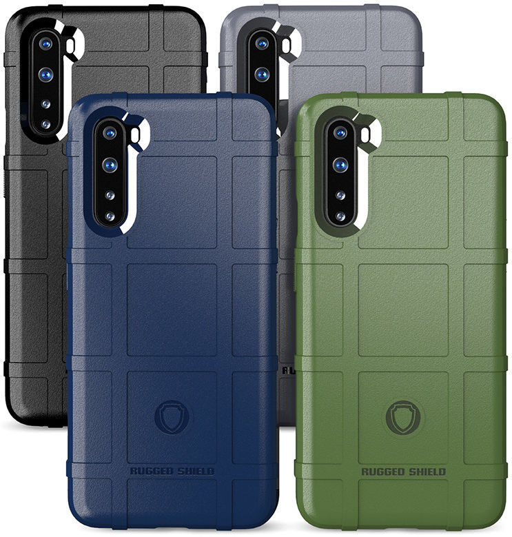 OnePlus Nord Hoesje Shock Proof Rugged Shield Blauw afbeelding 3