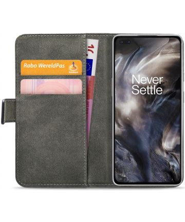 Mobilize Classic Gelly Wallet OnePlus Nord Hoesje Book Case Zwart Hoesjes