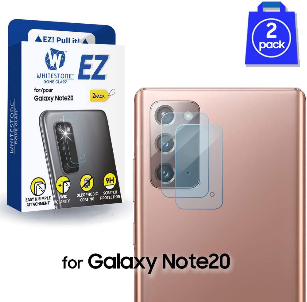 Whitestone Dome Samsung Galaxy Note 20 Tempered Glass Camera Protector afbeelding 2