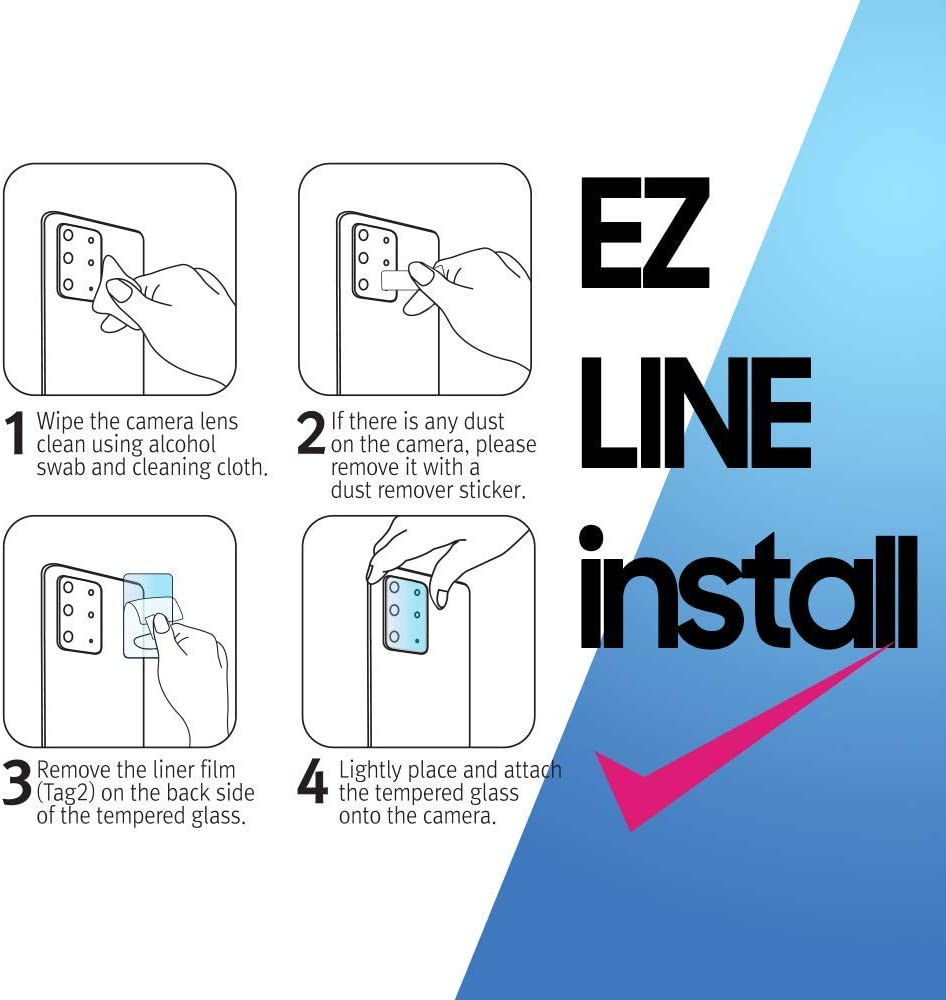 Whitestone Dome Samsung Galaxy Note 20 Tempered Glass Camera Protector afbeelding 4