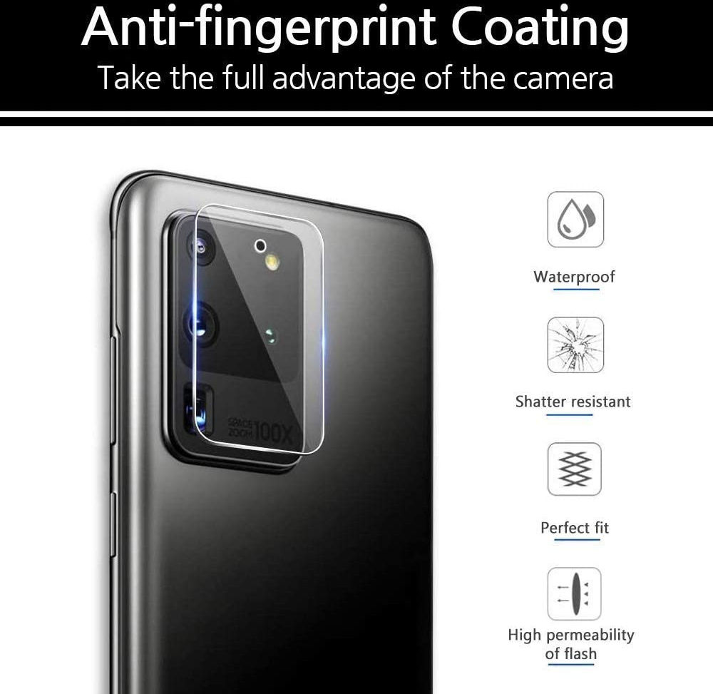 Whitestone Dome Samsung Galaxy Note 20 Tempered Glass Camera Protector afbeelding 5