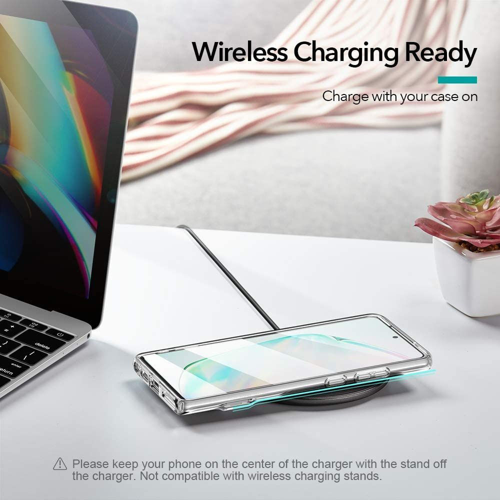 Samsung Galaxy Note 20 ESR Back Cover Met Kickstand Transparant afbeelding 7