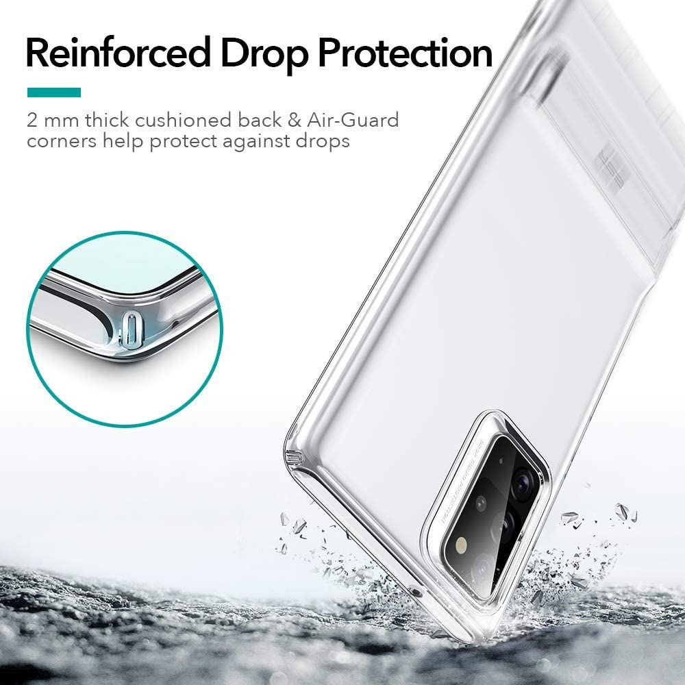 Samsung Galaxy Note 20 ESR Back Cover Met Kickstand Transparant afbeelding 8
